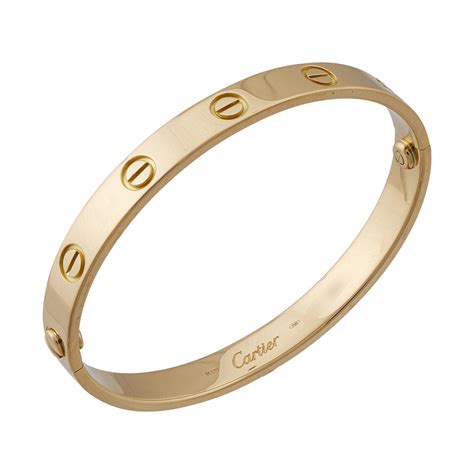 cartier gold band bracelet|cartier 18k gold bracelet price.